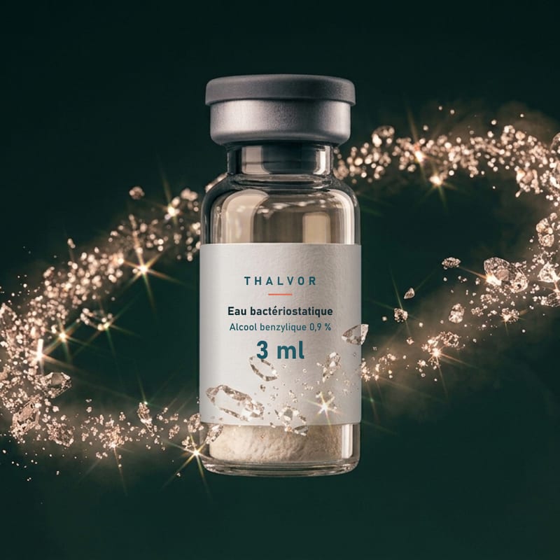 Eau bactériostatique (alcool benzylique 0,9 %)